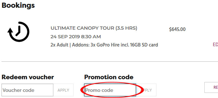 canopy tours promo code