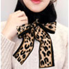 Enjoy Leopard Printed Bow Faux Fur Warm Scarf Now For Only €5.46