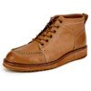 Herilios Stitching Silhouette Leather Apricot Boots On 75% Off Sale