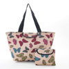 Save 10% On Eco Chic Large Cool Bag Butterflies Beige 