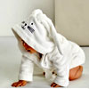 Bunnie Hooded Baby Bathrobe 