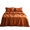 Shop Now Rust 100% Flax Linen Bedding Set