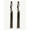 Chain Drop Earrings In Silver Available For $795