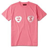 Valentines Tee Geranium Pink Cotton & Dms Red Sequin Patch On Sale