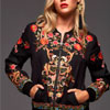 Let Your Soul Fly Bomber Embroidered Jacket