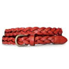 Carol Rust Woven Leather Belt For Only $29.95 