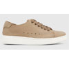 Take This Graphite Fawn Beige Nubuck Leather Lace Up Sneaker
