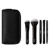 Set Of 5 Travel Brushes Set With Pouch