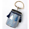 Tassel Embellished Ring Chain Bucket Handbag