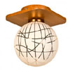 Lamp Ceiling Elena 175-1 chocolate 093 E27 60W