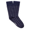 Window Check Men's Dress Sock On 30% Off Sale 