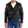 Black Leather Club Jacket
