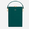 Forest Green Vertical Clutch On Amazing Offer
