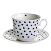 Purchase Blue Heart Breakfast Cup & Saucer Just In £25