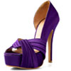 Debbie Purple Custome Made Heels