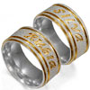 15% Off On Wedding Ring CustomizableDating Gold Plated Name AS1687