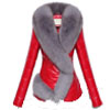 Shawl Collar Faux Fur Solid Coats Available In 3 Colors