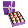 Dozen White Choc-Dipped Strawberries For Only $49.00