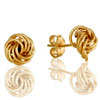 9ct Yellow Gold Knot Studs For Just $87.00