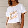 34% Discount On Solid Gold Tee