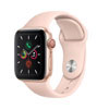 Shop Apple Watch Series 5 GPS Cellular, 40mm Gold Aluminum Case with Pink Sand Sport Band