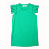 Buy This Pleated Sleeve Dress In Emerald For $39