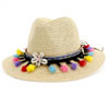 20% Discount On Beach Tassel Flower Straw Sun Hat 