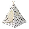 Take 25% Off On Indoor Outdoor Tipi Playhouse Black & White