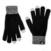 Black Knitted Gloves On 61% Off Sale