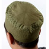 Take 44% Off Olive Green Embroidered Cotton Kufi 