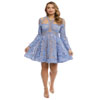 Thurley Bluebell Lace Dress On Amazing Sale