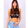 Grab 50% Discount On Remi Lace Crop Black Top 
