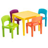 Lenoxx Kids' 5 Piece Plastic Table & Chairs For Just $69