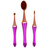 3pcs Makeup Brush Set Oval Cosmetic Paint Brush Luxury Beauty Tools