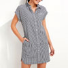 Shop Seersucker Striped Margo Shirt Dress & Save 20%