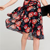 Save 71% On Floral Wrap Midi Skirt