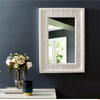 Pippa Rectangle White Mirror On 20% Off Sale