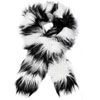 Zig Zag Yeti Striped Faux Fur Scarf On 50% Off Sale