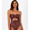 Get 30% Off On Peony Freckle Ruched One Piece