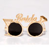 Gold Bride Party Glasses On Amazing Offer