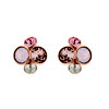Shop These Ted Baker Pink Crystal Cluster Earrings Only For $63