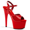 Save 5% On Pleaser Platforms ADORE-709 In Red