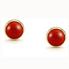 Amazing Offer For Coral And Gold Earrings
