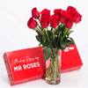 Lucky 8 Red Roses Gift Box