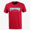 Thrasher Outlines T-Shirt In Dark Red Now On Sale