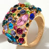 Get 30% Discount On Color Rhinestone Round Ring 