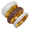 Candy Drops Pavé Ring Set Now Available With Free Shipping
