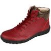 Save 92% On SANITAL LIGHT Women's Leather Nnkle Boots Dark Red