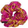 Versace Pink & Yellow Barocco Scrunchie