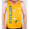 Aussie Gold Men's Singlet Available At Low Price